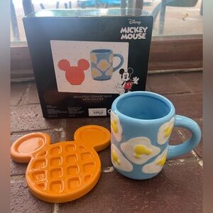 Disney Mickey Mouse Breakfast Mug & Saucer Set